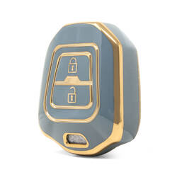 Isuzu Uzaktan Anahtar için Nano Yüksek Kaliteli Kapak 2 Düğme Gri Renk ISZ-C11J