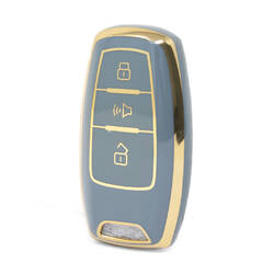 Capa Nano de alta qualidade para chave remota Great Wall 3 botões cor cinza GW-B11J3