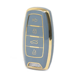 Capa Nano de alta qualidade para chave remota Great Wall 4 botões cor cinza GW-B11J4