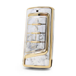 Capa de mármore nano de alta qualidade para chave remota Trumpchi 5 botões cor branca CQ-A12J