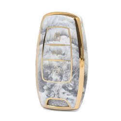 Capa de mármore nano de alta qualidade para chave remota Great Wall 3 botões cor branca GW-B12J3