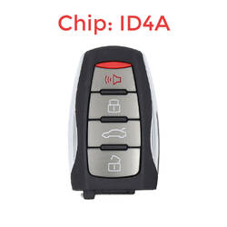 Haval Jolion Genuine Smart Remote Key 3+1 botões 433 MHz (FSK) 3608700ASW04A