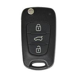 KIA Hyundai Flip Remote Key Shell SUV Type 3 Button TOY48 Blade