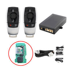 Kit d'entrée sans clé pour voitures Mercedes, fonctionne avec le bouton de démarrage OEM d'usine (ajouter une clé) ESW309C02-N-PP-BE24