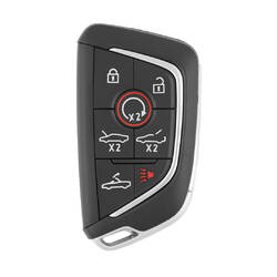 Coque de clé télécommande 6+1 boutons pour Chevrolet Corvette C8 2020-2025