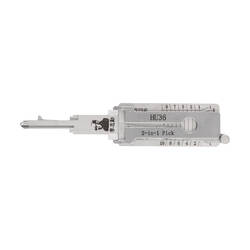 Lishi Hu36-AG d'origine pour véhicule Mercedes classique - Antireflet en acier inoxydable