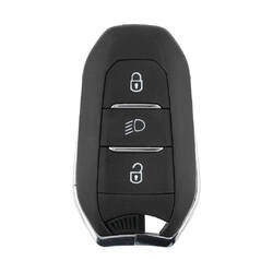 Coque de clé télécommande intelligente Peugeot Citroen DS, 3 boutons lumineux HU83 pour Xhorse Board