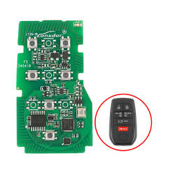 Chiave telecomando intelligente universale Lonsdor LT20-10 Toyota / Lexus PCB 6 pulsanti