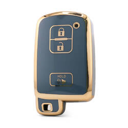 Nano High Quality Cover For Toyota Remote Key 3 Button Gray Color TYT-D11J3B