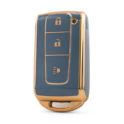Nano High Quality Cover For Toyota Remote Key 3 Button Gray Color TYT-M11J3A