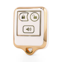 غطاء نانو عالي الجودة لمفتاح ريموت فورد بثلاثة أزرار باللون الأبيض Ford-M11J3