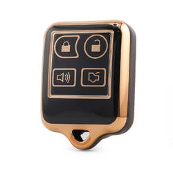 غطاء نانو عالي الجودة لمفتاح ريموت فورد 4 أزرار باللون الأسود Ford-M11J4