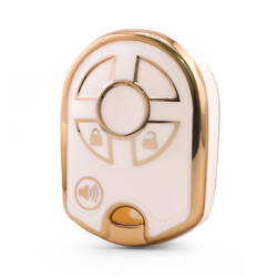 غطاء نانو عالي الجودة لمفتاح ريموت فورد بثلاثة أزرار باللون الأبيض Ford-K11J3