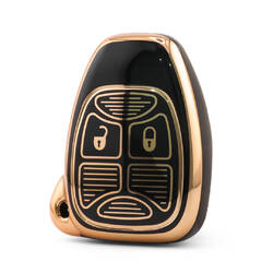 Nano High Quality Cover For Chrysler Remote Key 2 Button Black Color CRSL-A11J2