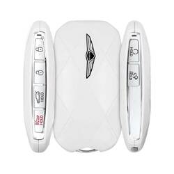 Genesis GV60 2022 Orijinal Akıllı Uzaktan Anahtar 6 Düğme 433MHz Beyaz Renk 95440-CU010
