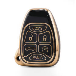 Nano High Quality Cover For Chrysler Remote Key 6 Button Black Color CRSL-A11J6