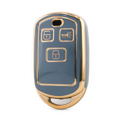 غطاء نانو عالي الجودة لمفتاح ريموت كيا 3 أزرار باللون الرمادي KIA-R11J