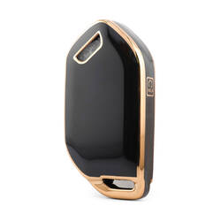 غطاء نانو عالي الجودة لمفتاح ريموت كيا 4 أزرار باللون الأسود KIA-S11J4