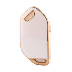 غطاء نانو عالي الجودة لمفتاح ريموت كيا 5 أزرار باللون الأبيض KIA-S11J5