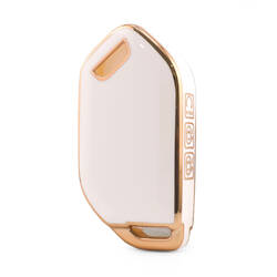 غطاء نانو عالي الجودة لمفتاح ريموت كيا 7 أزرار باللون الأبيض KIA-S11J7A