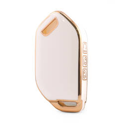 غطاء نانو عالي الجودة لمفتاح ريموت كيا 7 أزرار باللون الأبيض KIA-S11J7B