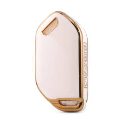 غطاء نانو عالي الجودة لمفتاح ريموت كيا 9 أزرار باللون الأبيض KIA-S11J9