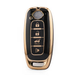 Nano High Quality Cover For Nissan Remote Key 4 Button Black Color NS-C11J4B