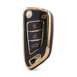 Nano High Quality Cover For Xhorse Remote Key 3 Button Black Color XH-B11J3