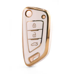 Nano High Quality Cover For Xhorse Remote Key 3 Button White Color XH-B11J3