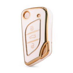 Nano High Quality Cover For Xhorse Remote Key 3 Button White Color XH-C11J