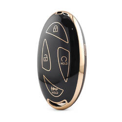 Нано Высококачественный Чехол Для Дистанционного Ключа Hyundai 5 Кнопок Черный Цвет HY-L11J5A