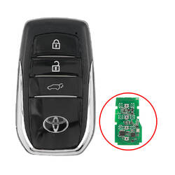 Toyota 2023 Smart Remote Key Shell 3 Buttons Chrome Sides BA Type