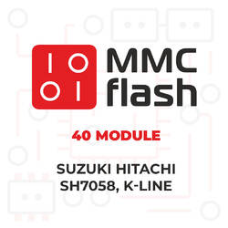MMCFlash - 40 Módulos, Suzuki Hitachi SH7058, K-line