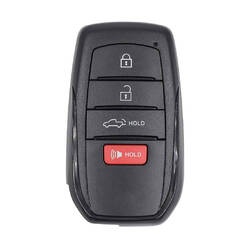Умный дистанционный ключ Toyota Tundra 2022, 3+1 кнопки, 312,11/314,35 МГц, 8990H-0C010 / 8990H-0C011 / 8990H-AK020 / 8990H-0C012