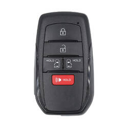 Toyota Sienna 2021 Smart Remote Key 4+1 Buttons 312.11/314.35MHz 8990H-08020 / 8990H-08021