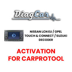 Décodeur DiagCar Nissan LCN EU / Opel Touch and Connect / Suzuki