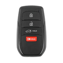 مفتاح ريموت ذكي لسيارة تويوتا كامري 2025 3+1 أزرار 433.58/434.42 ميجا هرتز 8990H-33210