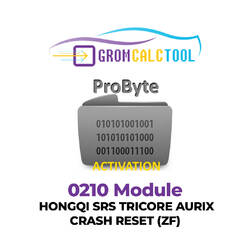 GromCalcTool 0210 Модуль HONGQI SRS TRICORE AURIX СБРОС АВАРИИ (ZF)