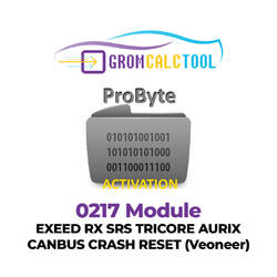 GromCalcTool 0217 Модуль EXEED RX SRS TRICORE AURIX CANBUS CRASH RESET (Veoneer)