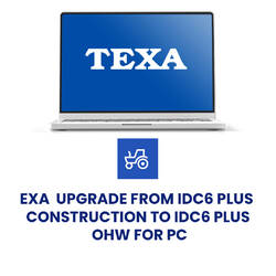 ACTUALIZACIÓN DE TEXA de IDC6 PLUS CONSTRUCCIÓN a IDC6 PLUS OHW PARA PC - J2B3000030W000