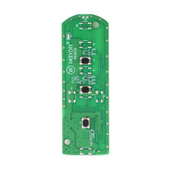 Keydiy KD Chiave universale intelligente PCB a 3 pulsanti Mazda tipo ZB44-3