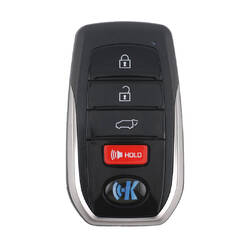Clé télécommande intelligente universelle Keydiy KD 3+1 boutons pour Toyota type TDB01-4