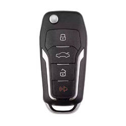 Инструмент для ключей Xhorse VVDI Key Tool VVDI2 с проводным выкидным дистанционным ключом 3+1 кнопки Ford Type XKFO21EN