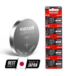 Maxell CR1632 Evrensel Pil Hücre Kartı (5'li Paket)