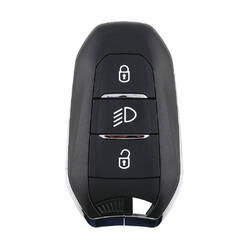 Clé télécommande intelligente Peugeot Citroën Opel 3 boutons lumineux 433 MHz