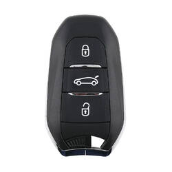 Clé télécommande intelligente Peugeot Citroën Opel 3 boutons pour coffre de berline 433 MHz