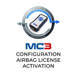 Activación de la licencia AIRBAG de configuración MC3 de Turrin Elettronica