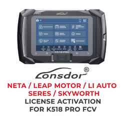 Lonsdor - تفعيل ترخيص NETA/LEAP MOTOR / Li Auto / SERES / SKYWORTH لـ K518 Pro FCV
