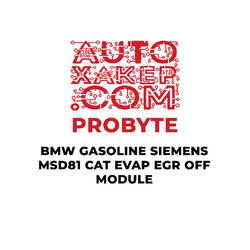 ProByte BMW Benzinli Siemens MSD81 CAT EVAP EGR KAPALI Modülü