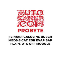 Módulo Bosch MED9.6 CAT EGR EVAP SAP FLAPS DTC OFF de gasolina Ferrari ProByte